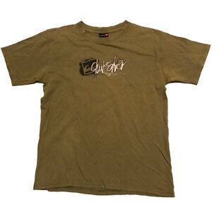 Quicksilver  Boys size Large green T shirt  good condition